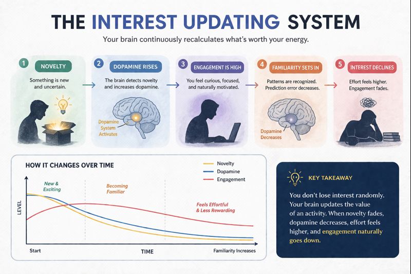 Interest updating system diagram